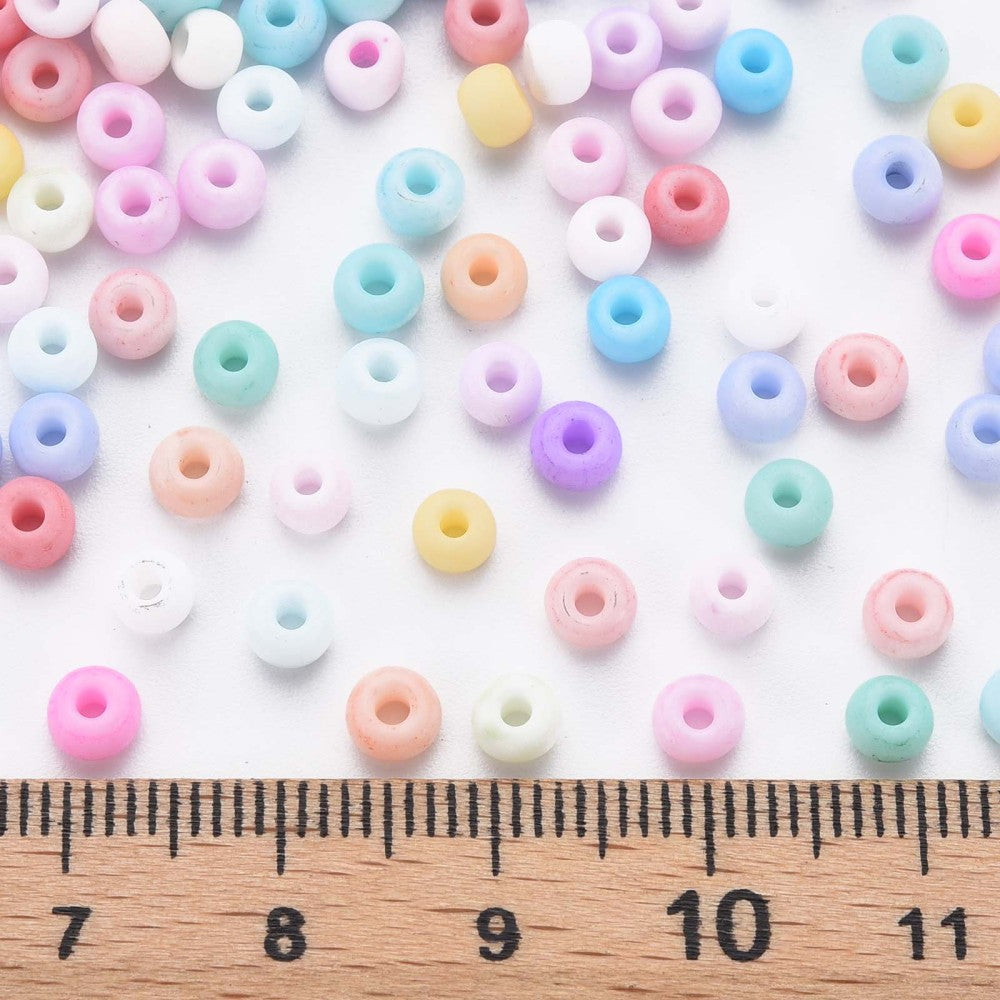 Pastel Macaron Mix - 6/0 Matte (25g) - Seed Beads