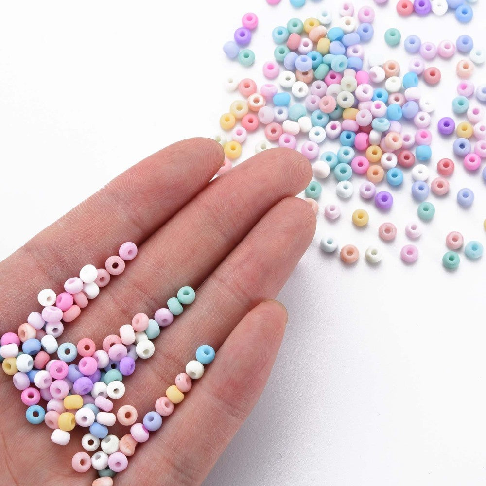 Pastel Macaron Mix - 6/0 Matte (25g) - Seed Beads