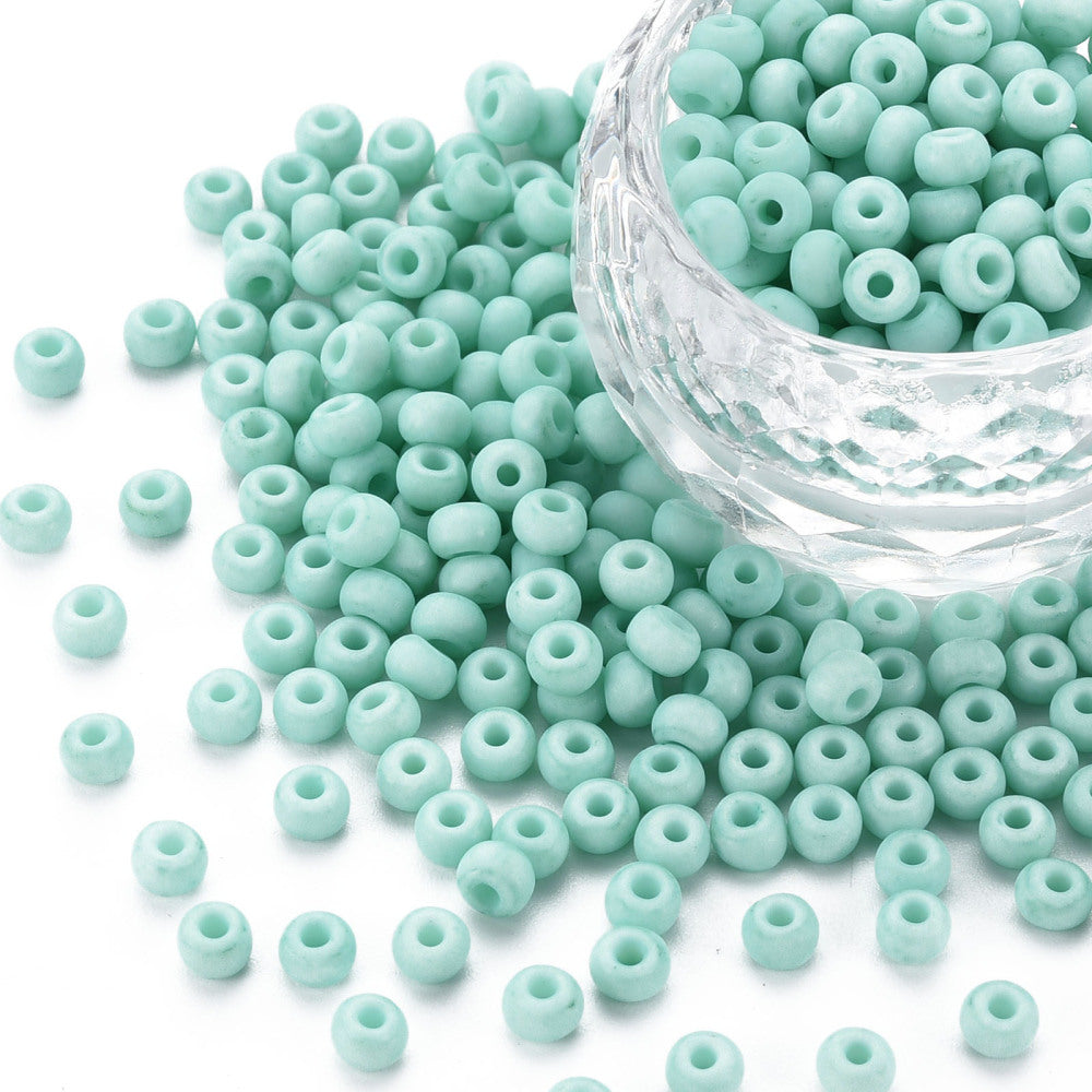 Mint Macaron - 6/0 Matte (25g) - Seed Beads