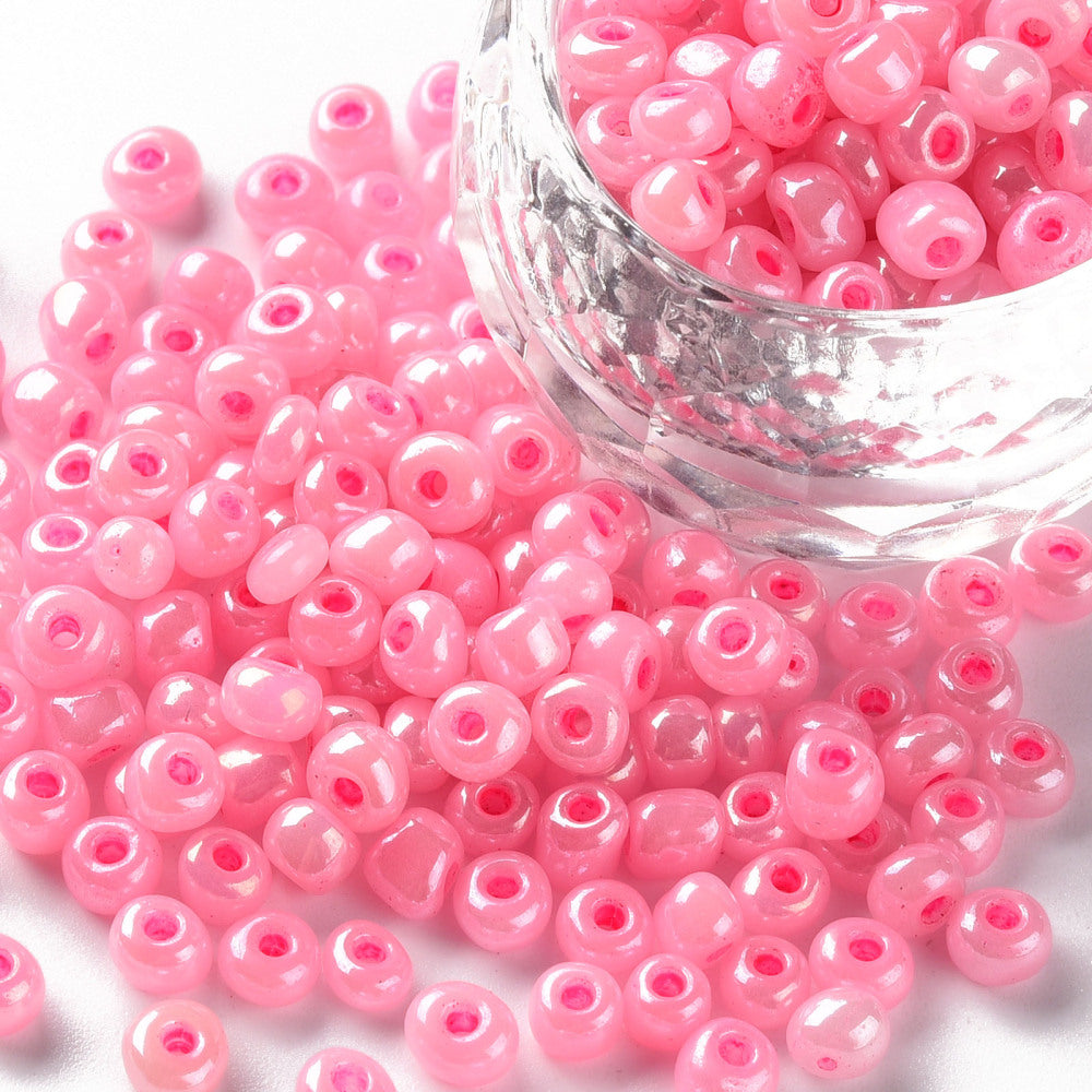 Pink - 6/0 Ceylon (50g) - Seed Beads
