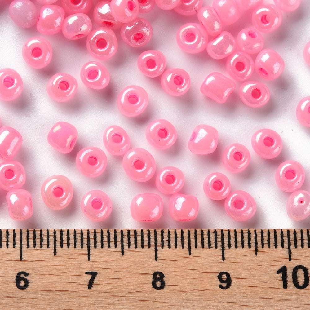 Pink - 6/0 Ceylon (50g) - Seed Beads