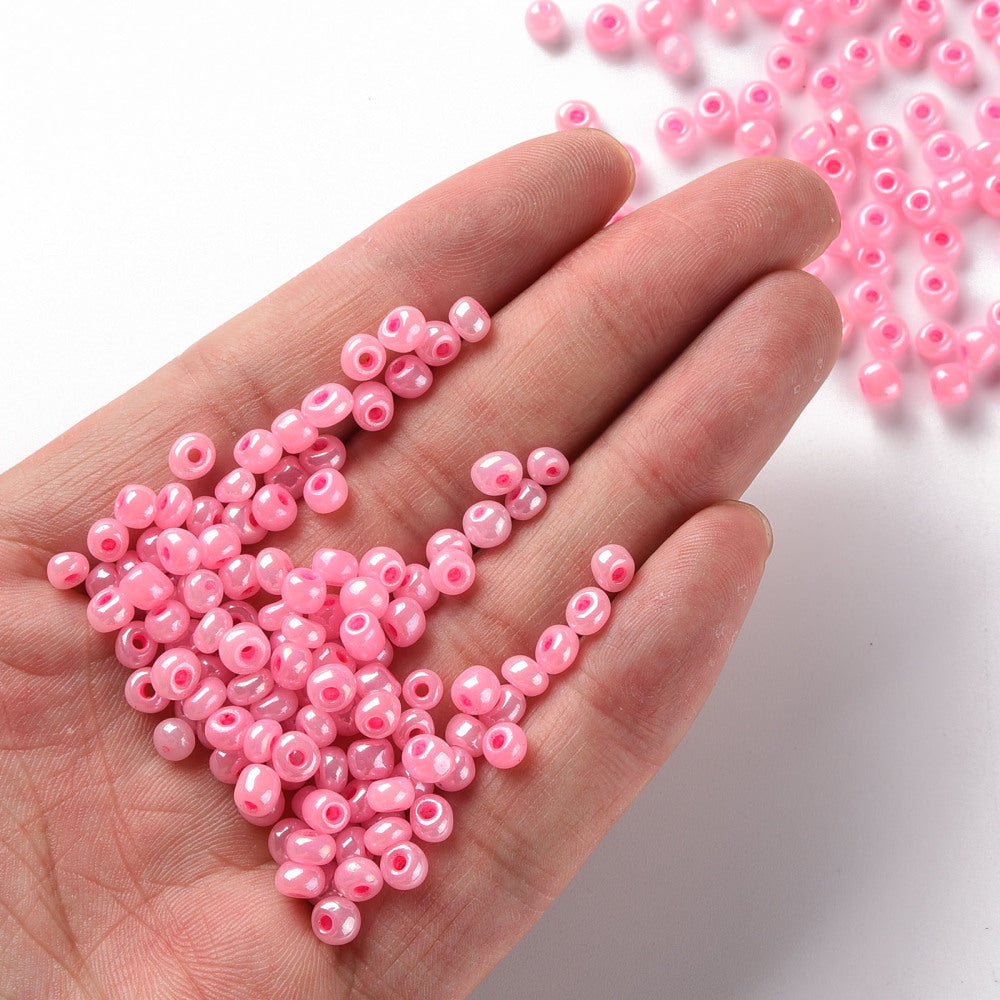 Pink - 6/0 Ceylon (50g) - Seed Beads