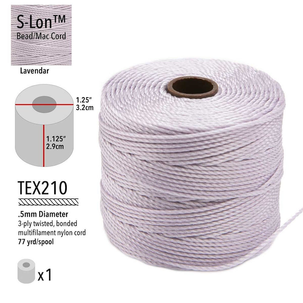 S-LON Bead Cord - Lavender