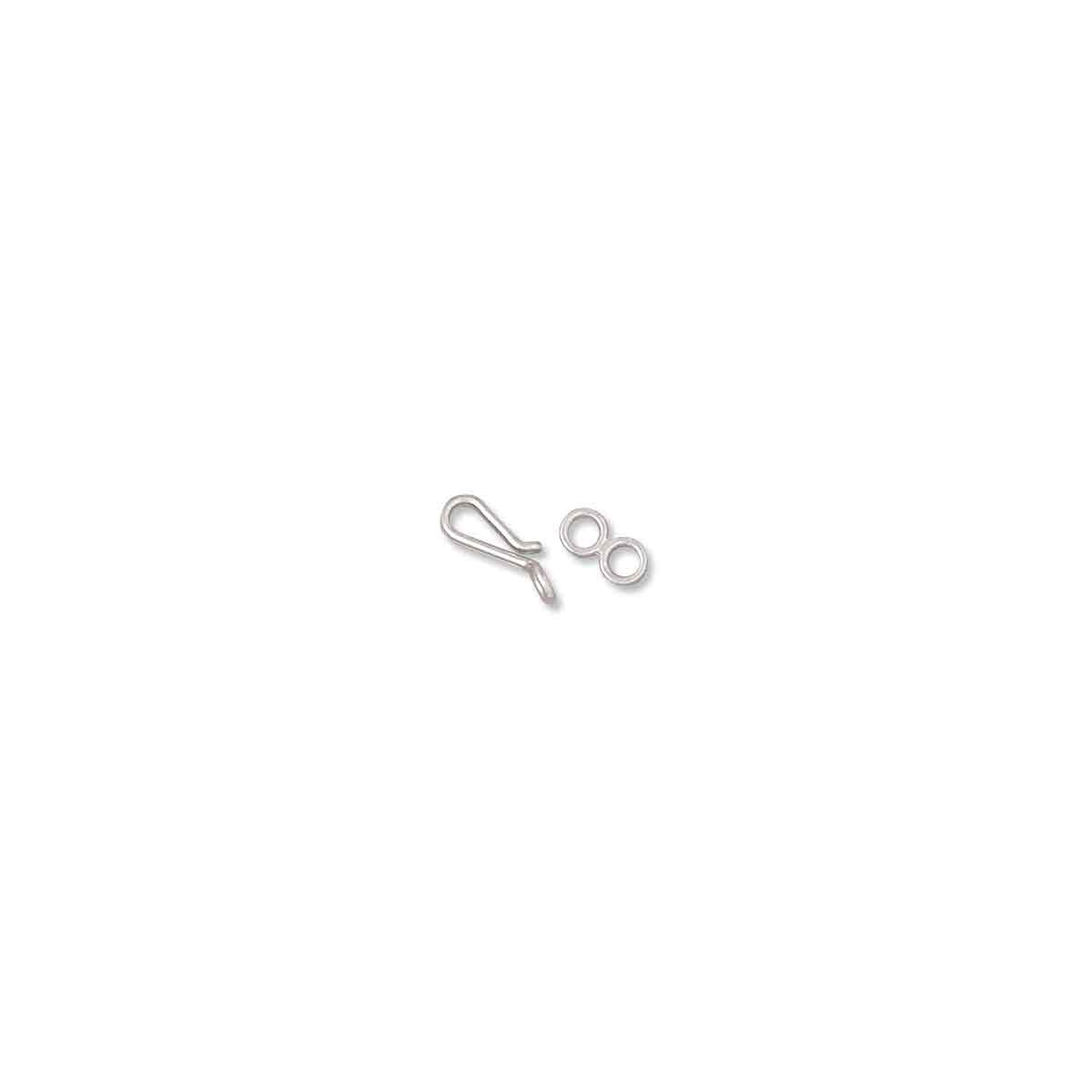 Hook & Eye Clasp- Sterling