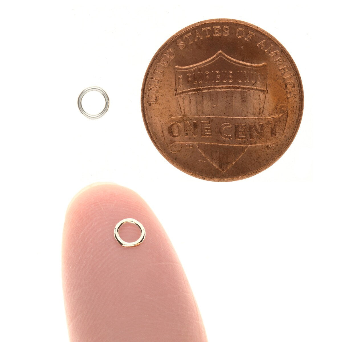 4mm Closed Jumpring (10) - Sterling Silver