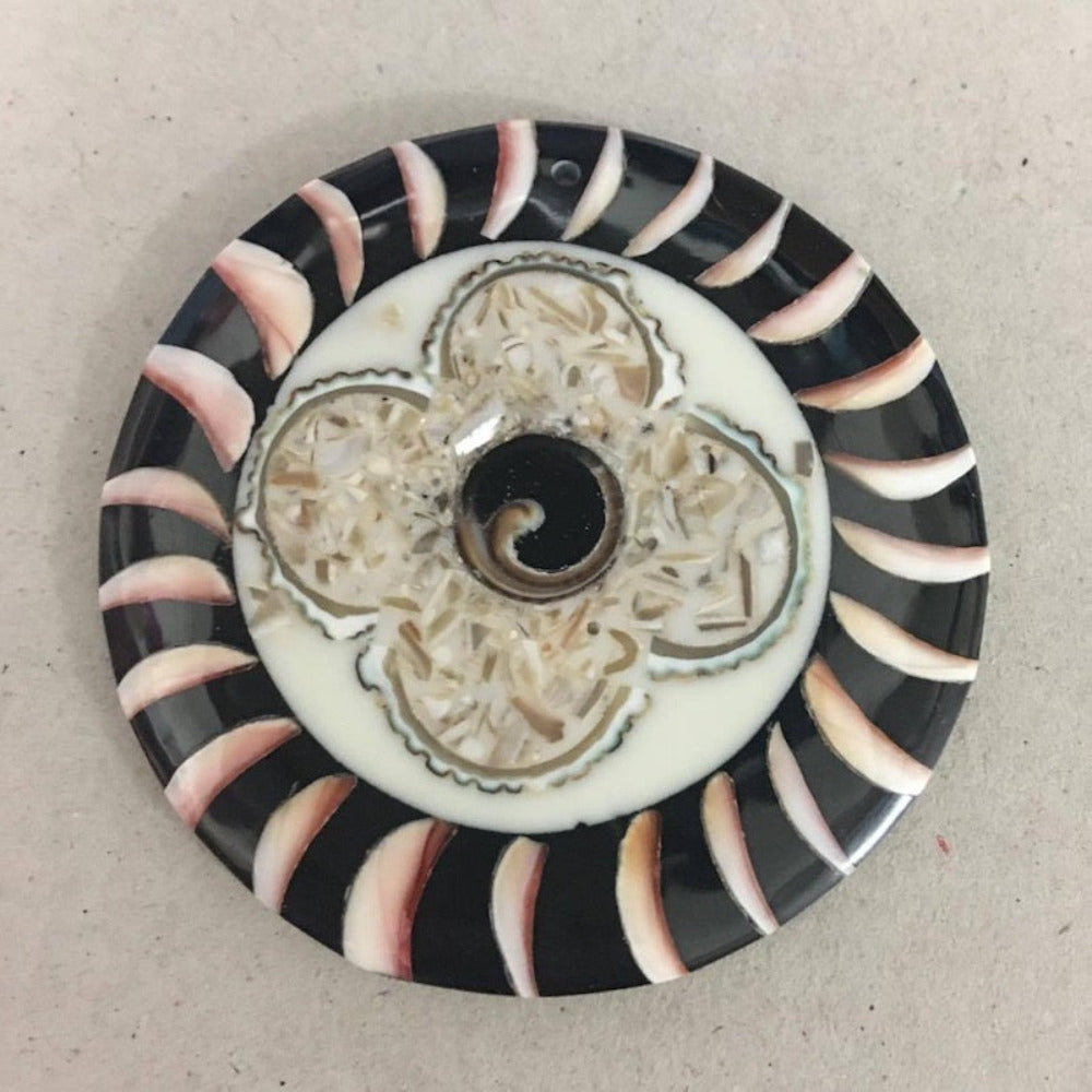 Shell & Resin Pendant - No. 10
