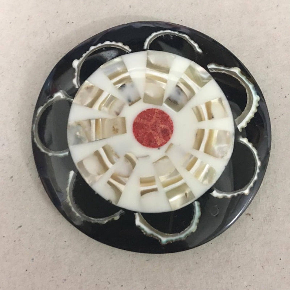 Shell & Resin Pendant - No. 7