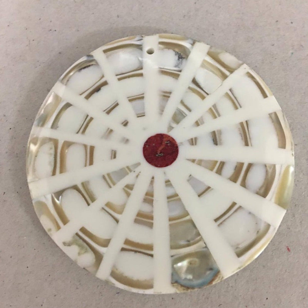 Shell & Resin Pendant - No. 9