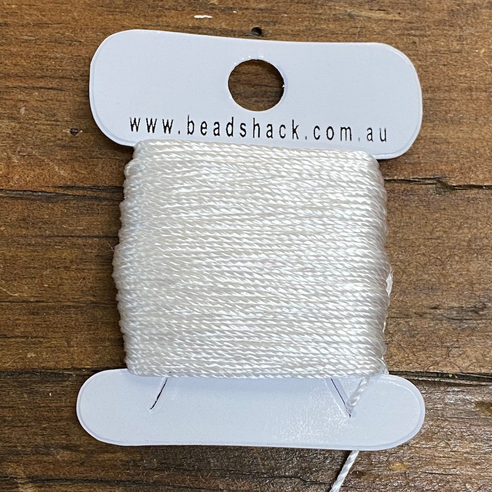 White (20m) 0.6mm Silky Thread