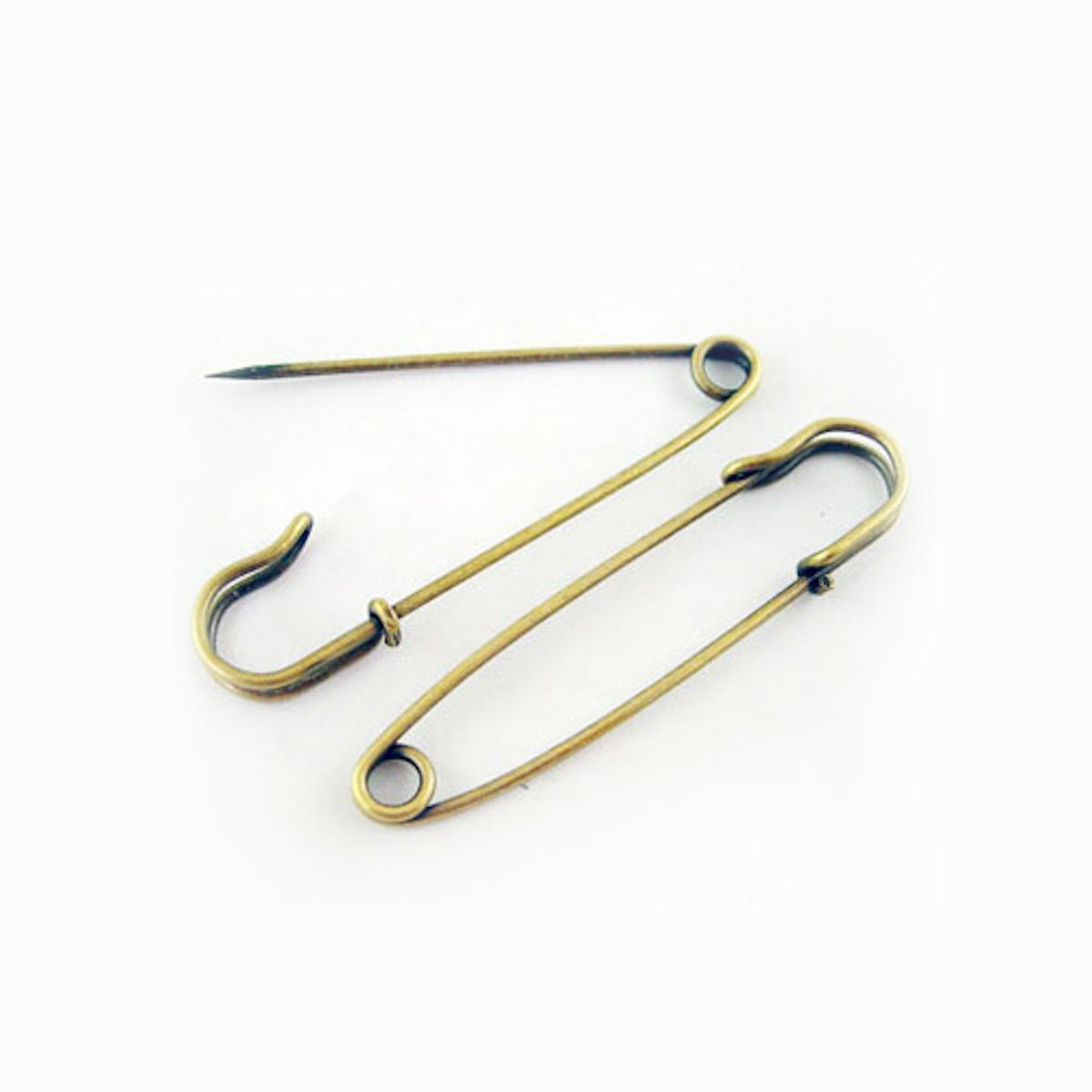 70mm Kilt Pin (no loops) (1) - Ancient Gold