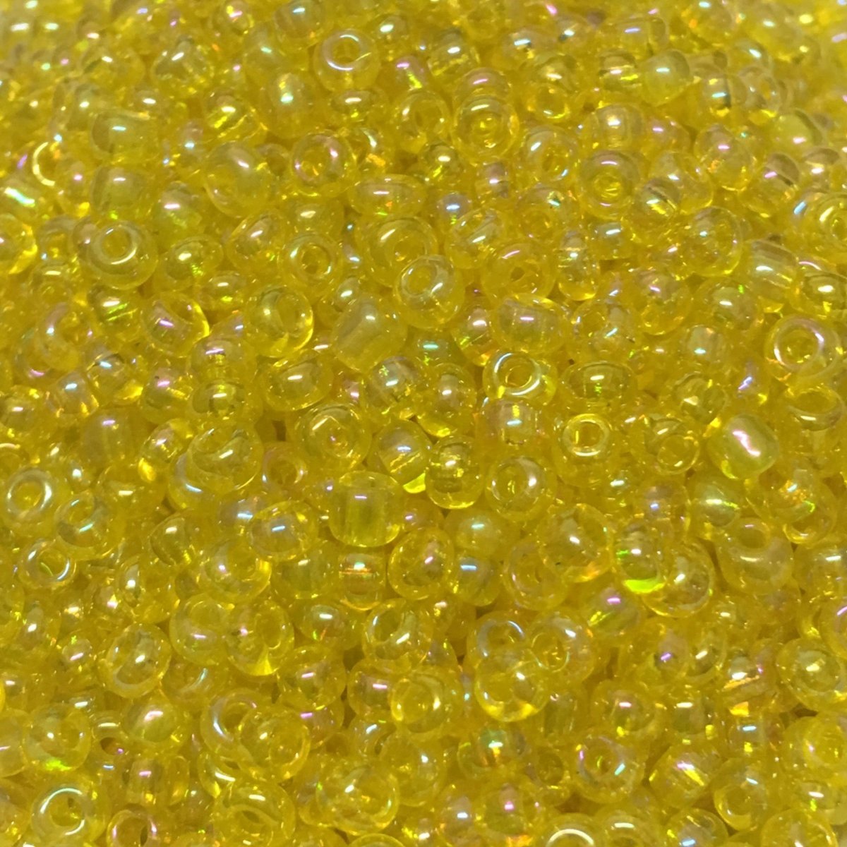 Yellow - 8/0 Rainbow (50g) - Seed Beads