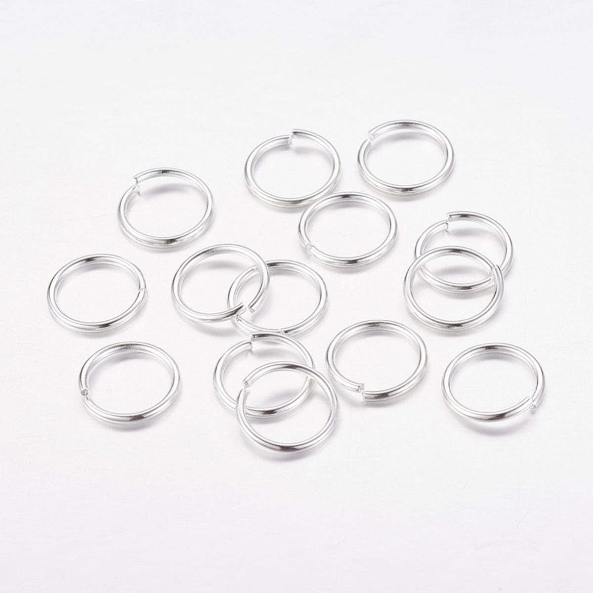 10x1mm Jumprings (100) - Silver
