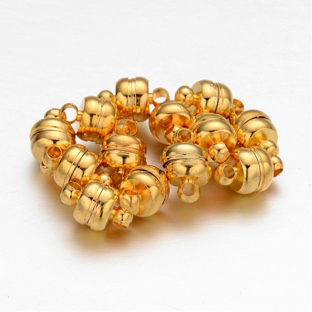 7x11mm Magnetic Clasps (5) - Gold