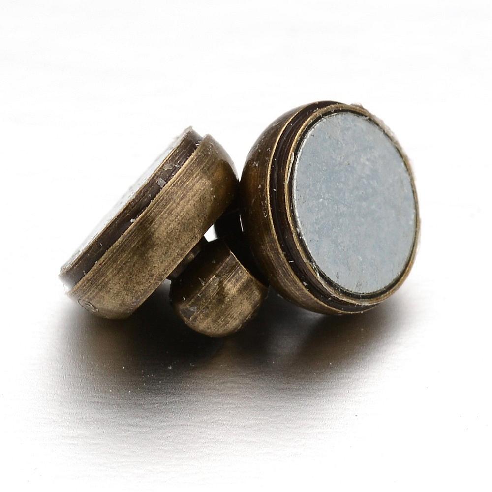 7x11mm Magnetic Clasps (5) - Ancient Gold