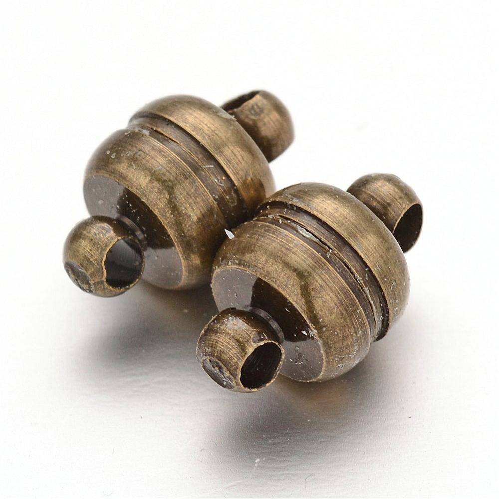 7x11mm Magnetic Clasps (5) - Ancient Gold