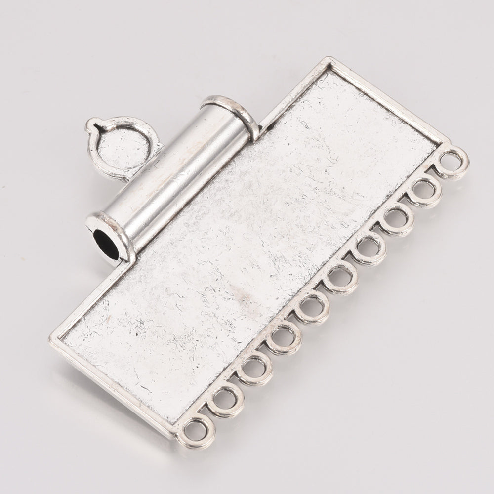 Scrolled Chandelier (1) - Antique Silver