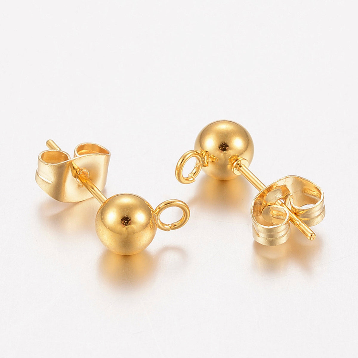 5mm Studs (10) - 24kt Gold Filled