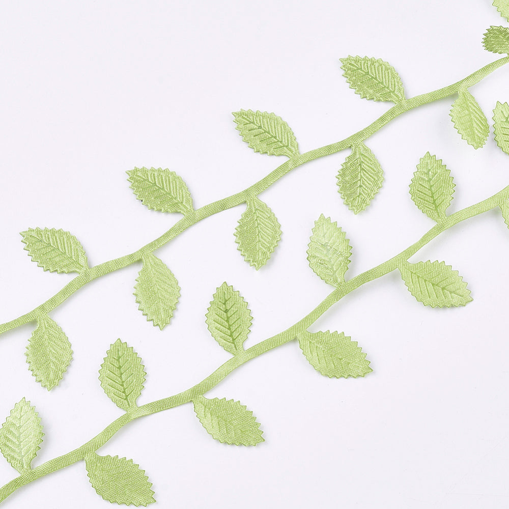 Leaf Trim Ribbon - 6 Colours Available