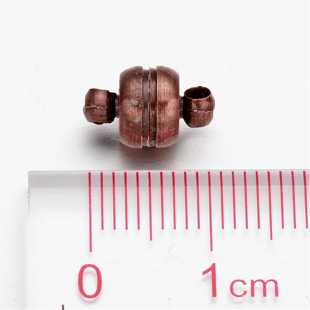 7x11mm Magnetic Clasps (5) - Ancient Brass