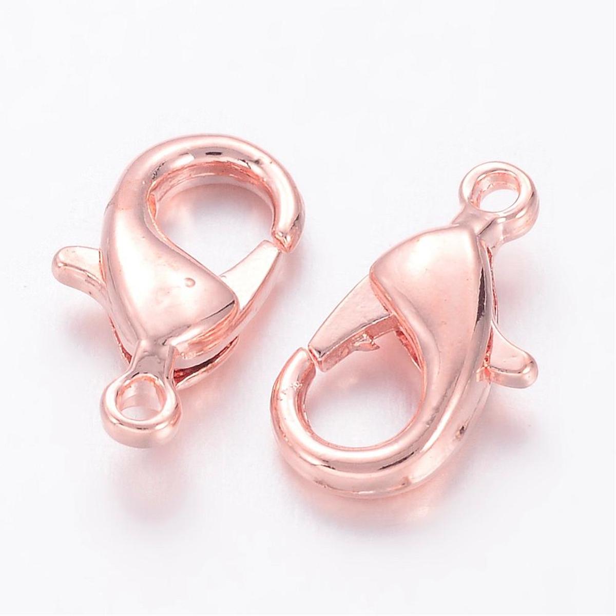 13mm Parrot Clasp (10) - Rose Gold