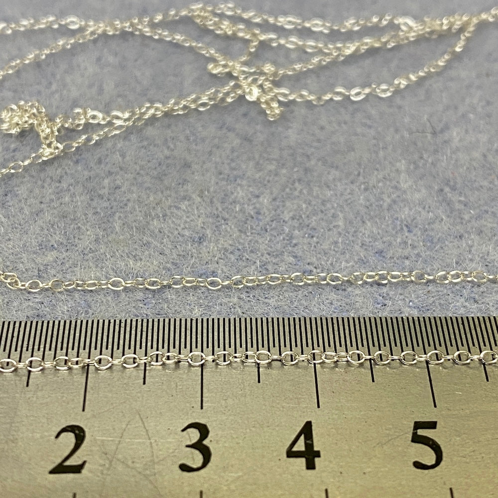 1m Superfine Chain - Sterling Silver