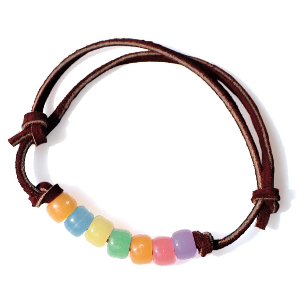 bracelet showing uv beads