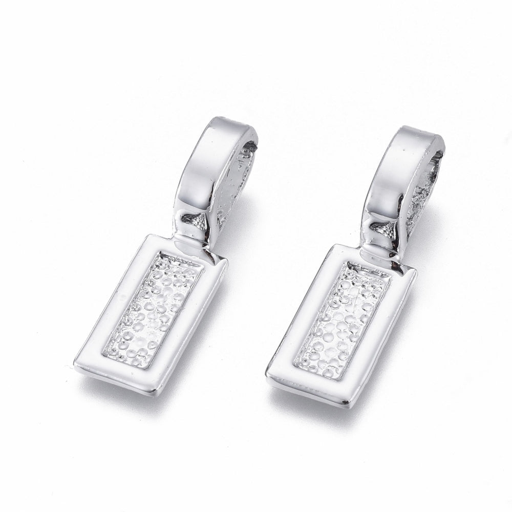 Pendant Bail - Silver OBLONG (2)