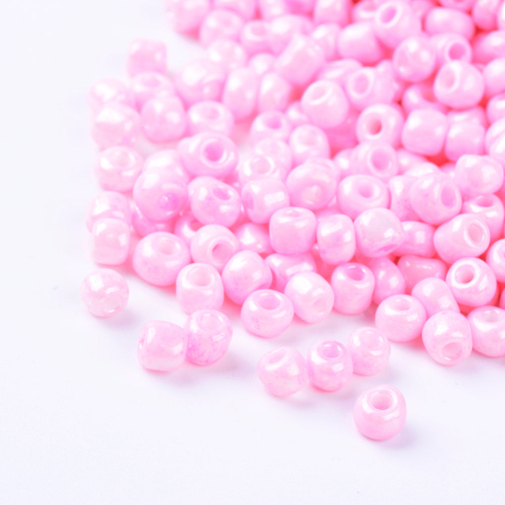 Pink - 6/0 Opaque (50g) - Seed Beads