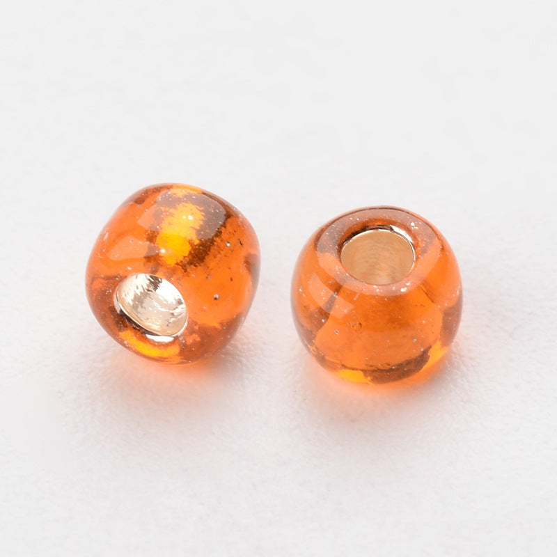 Orange - 6/0 Silverlined (50g) - Seed Beads