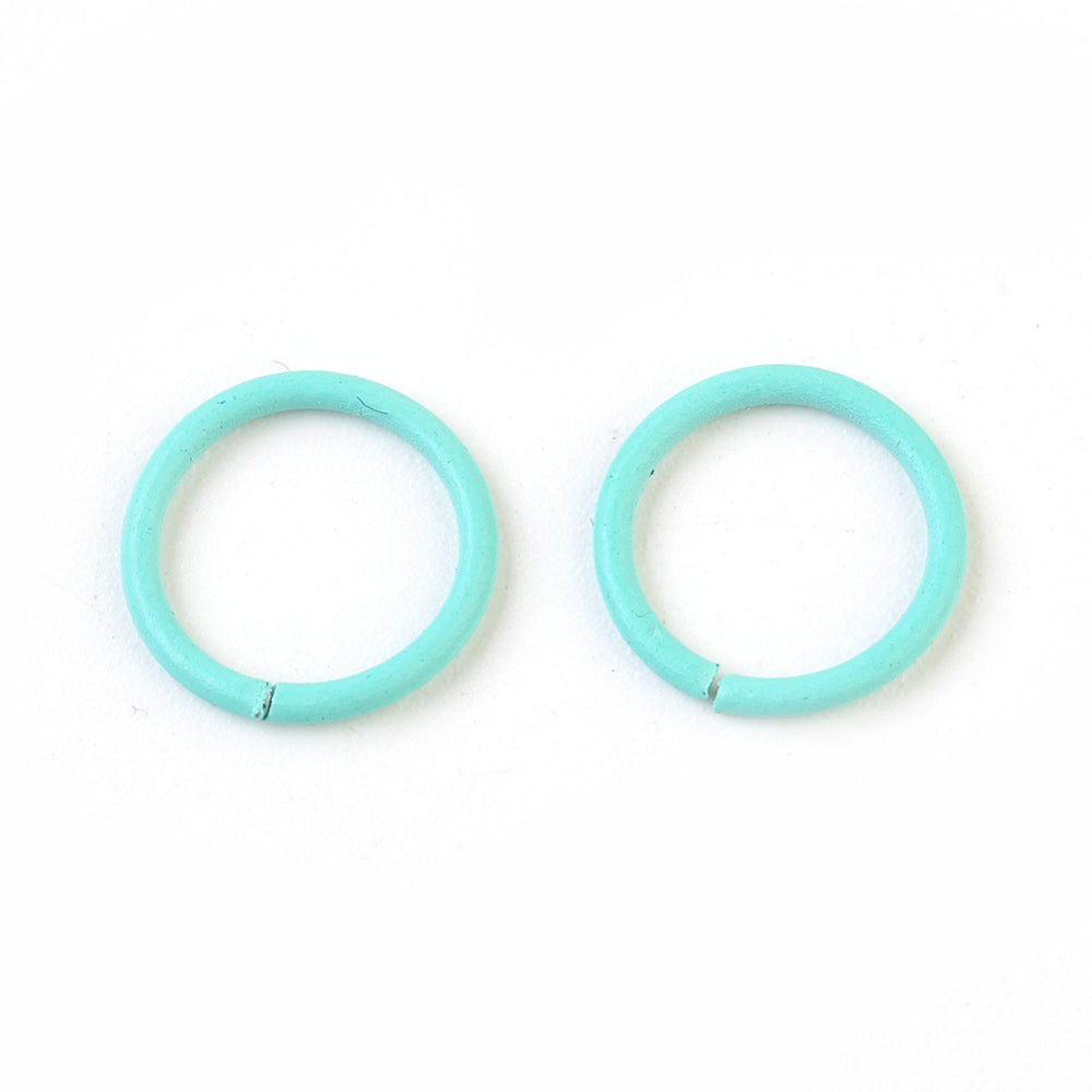 10mm Jumprings (20) - Turquoise