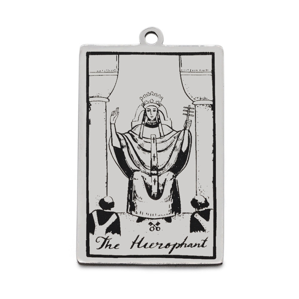 The Hierophant - Tarot Card Pendant (1)
