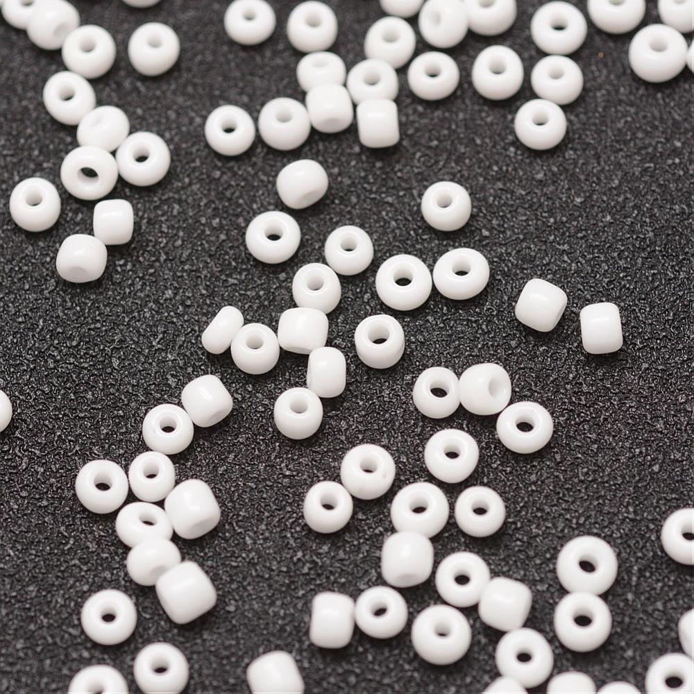 White - 8/0 Opaque (50g) - Seed Beads