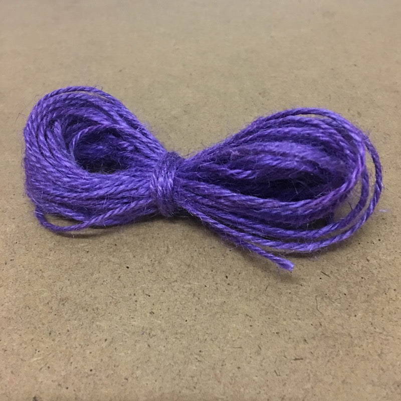 Purple (10m) - 2mm Hemp String