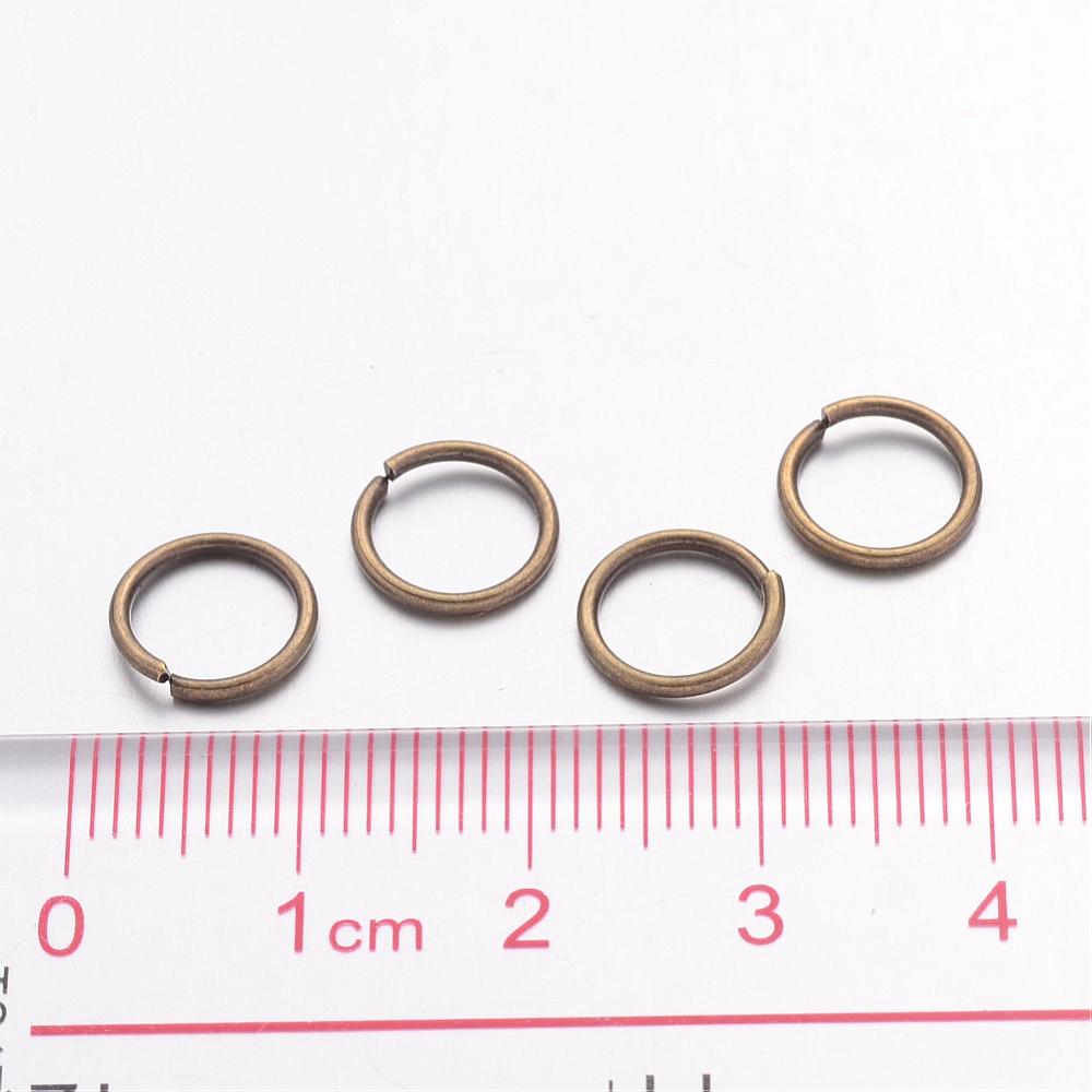 10x1mm Jumprings (100) - Ancient Gold