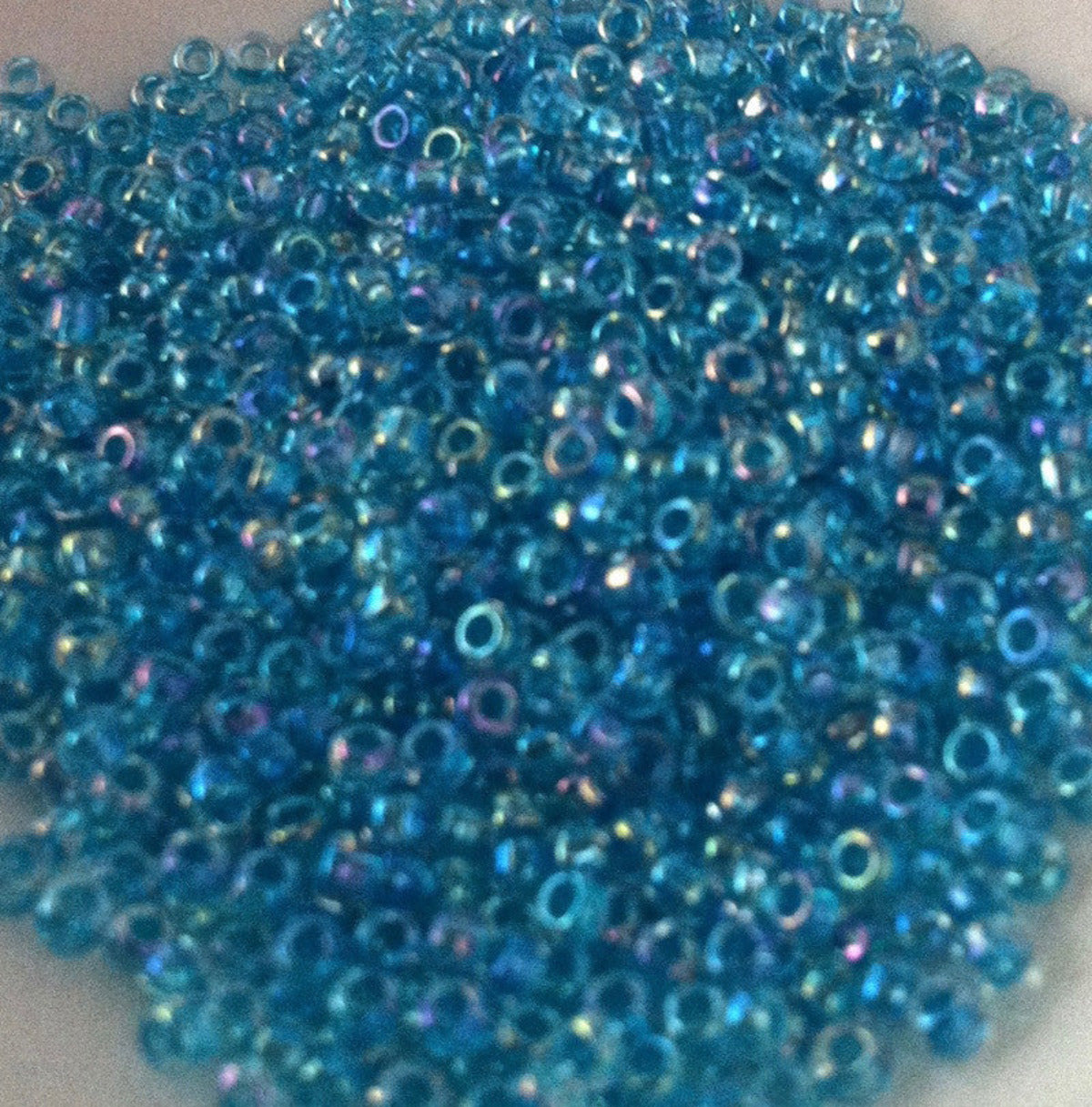 12/0 (#321r) Aqua Rainbow - 24g Tube