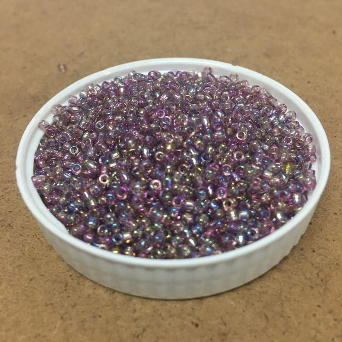 12/0 (#540) Transparent Light Amethyst Rainbow - 24g Tube