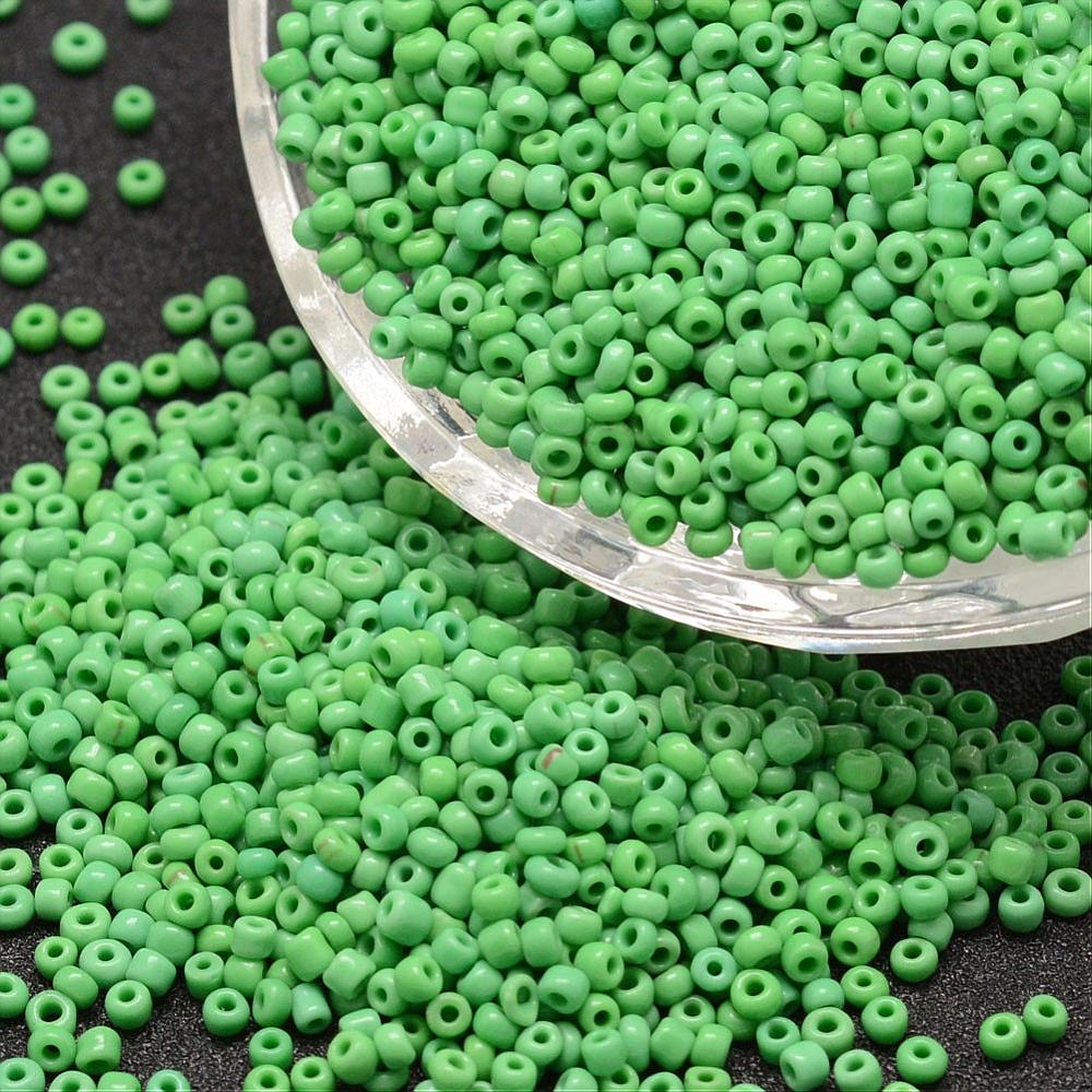 Green - 8/0 Opaque (50g) - Seed Beads