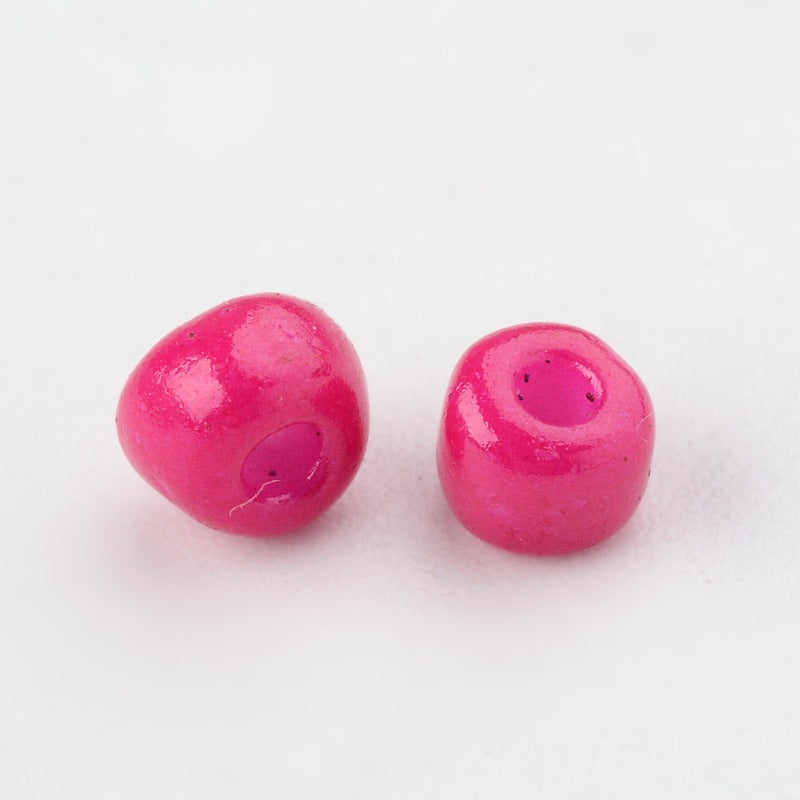 Camellia Pink - 6/0 Baked On Colour (50g) - Seed Beads
