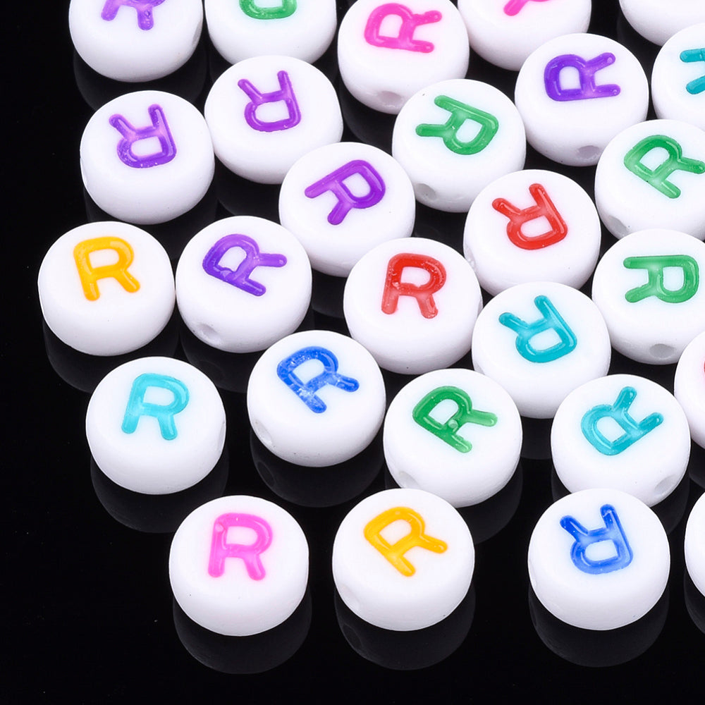 Alphabet Letter Beads (Rainbow) - R