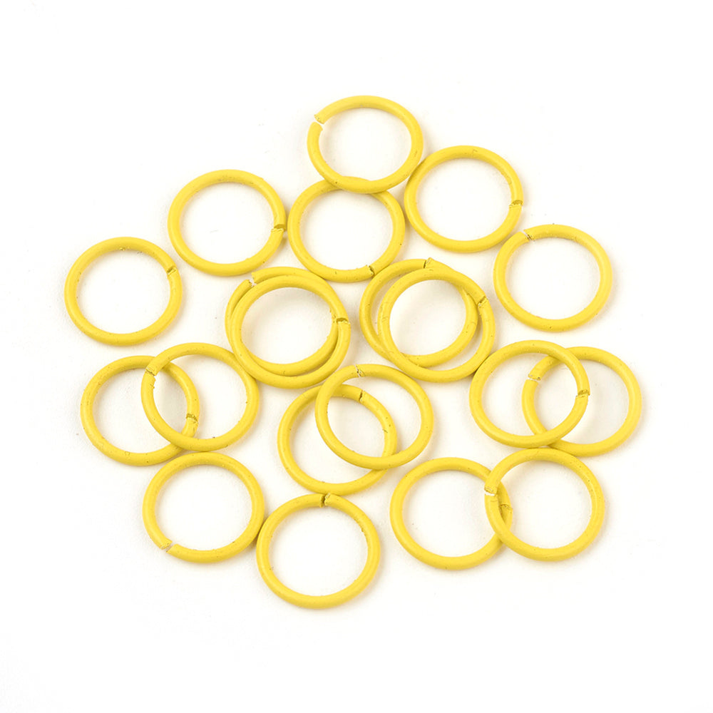 10mm Jumprings (20) - Yellow