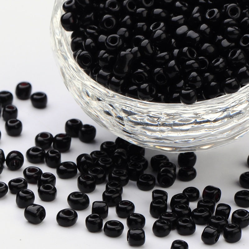 Black - 6/0 Opaque (50g) - Seed Beads