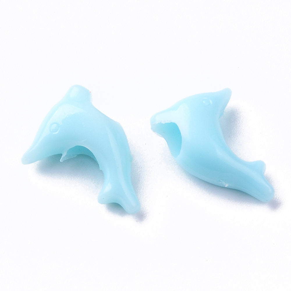 Animal Pony Beads (25) - Dolphin