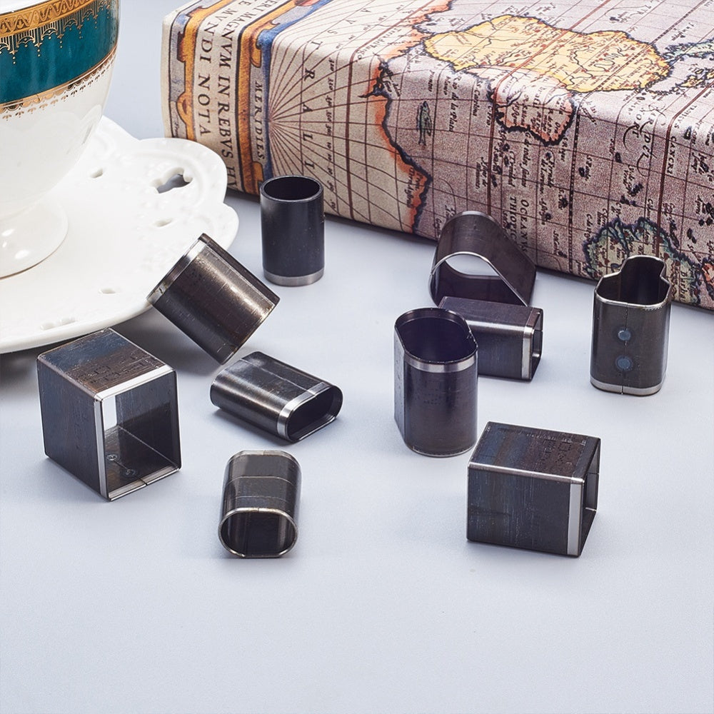 Stainless Steel Cutters (39pc) in Storage Container - Polymer Clay