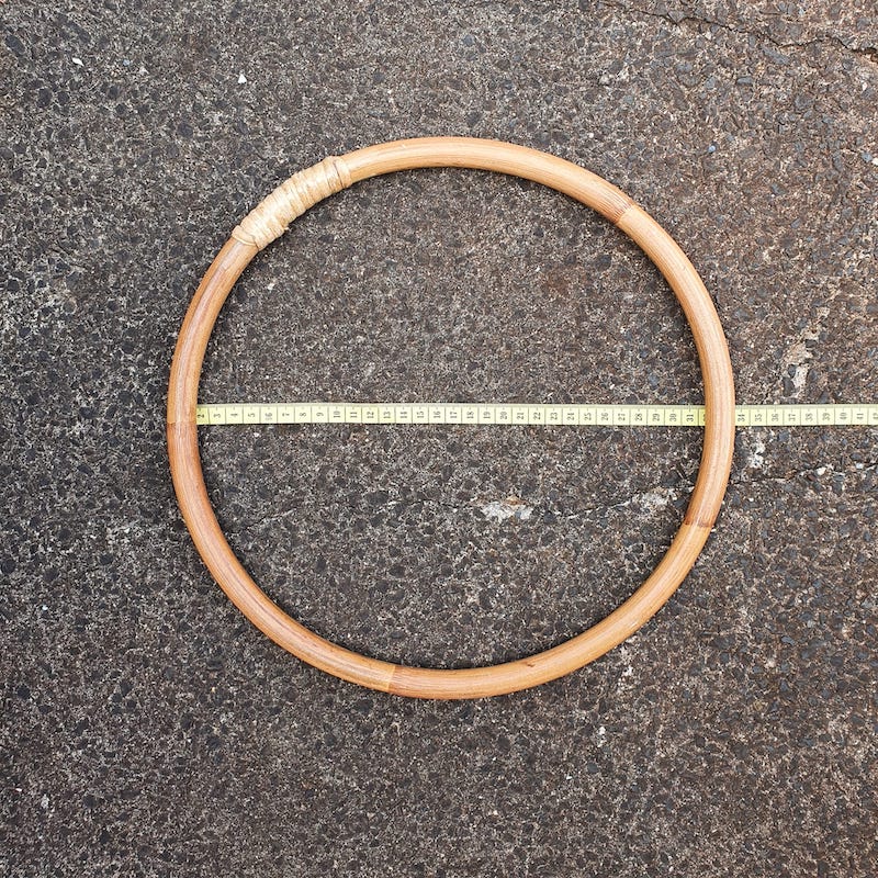 32cm Rattan Hoop - Natural & Handmade