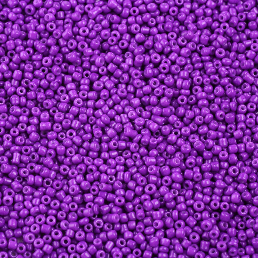 Purple - 12/0 Baked On Colour (50g) - Seed Beads