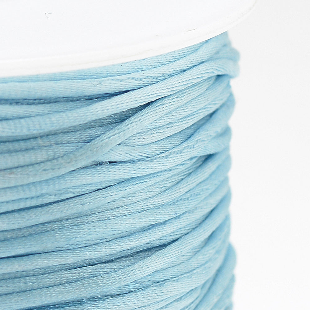 Light Sky Blue (10m) - 1mm Rat Tail - Bead Shack