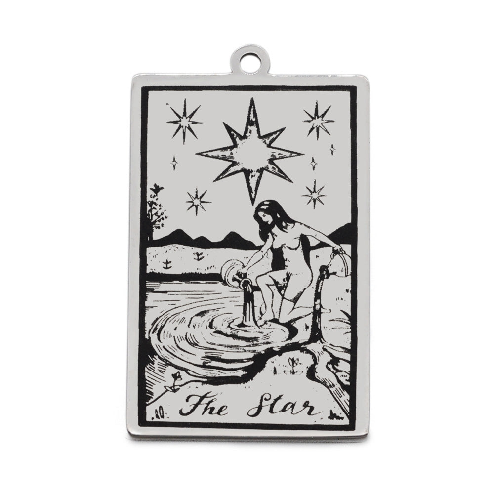 The Star - Tarot Card Pendant (1)