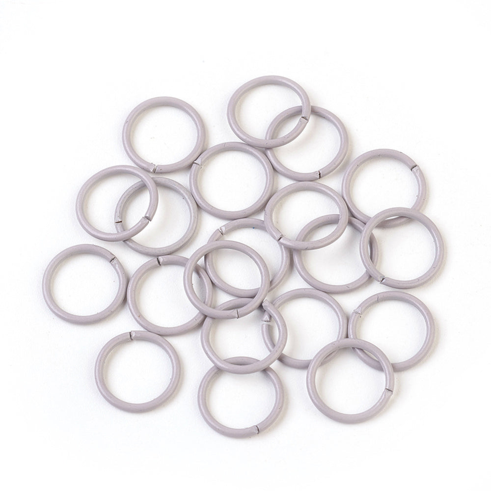 10mm Jumprings (20) - Light Grey