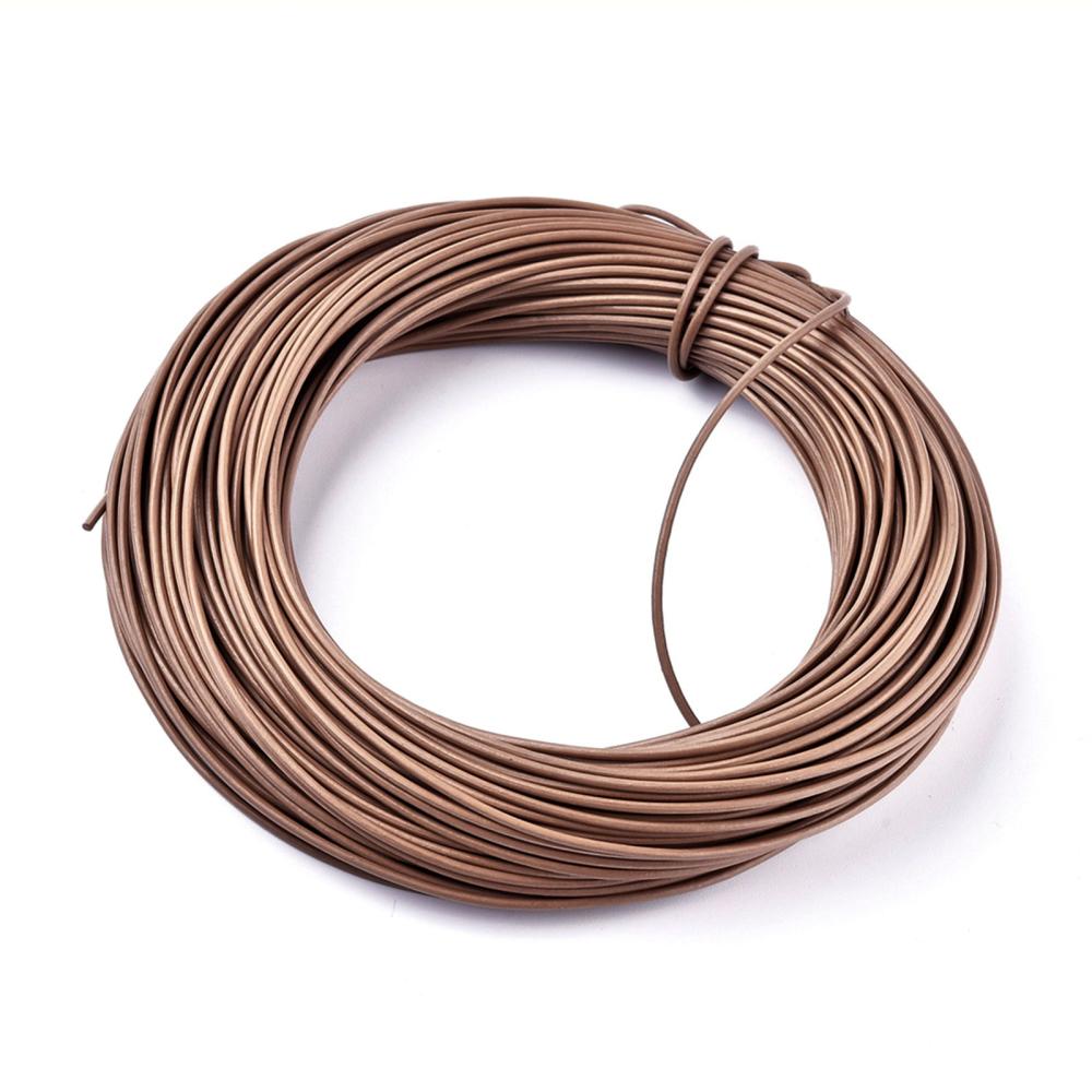 1.5mm Round Leather Cord (1m) - Camel