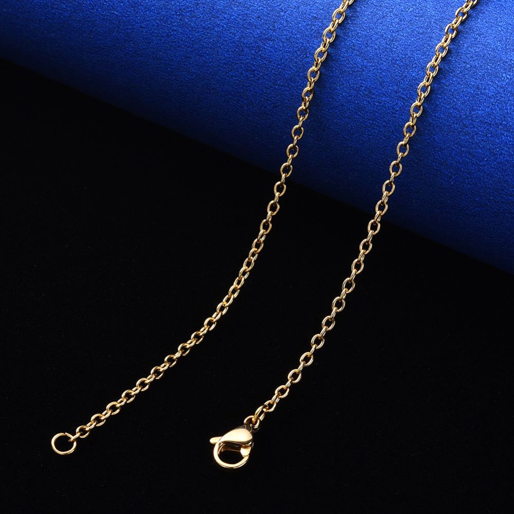 50cm Stainless Steel Cable Chain - Gold